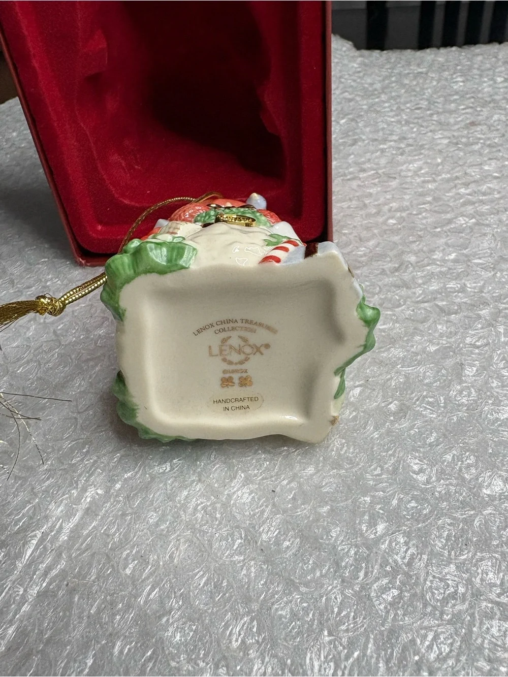 Lenox Snowman Box ornament